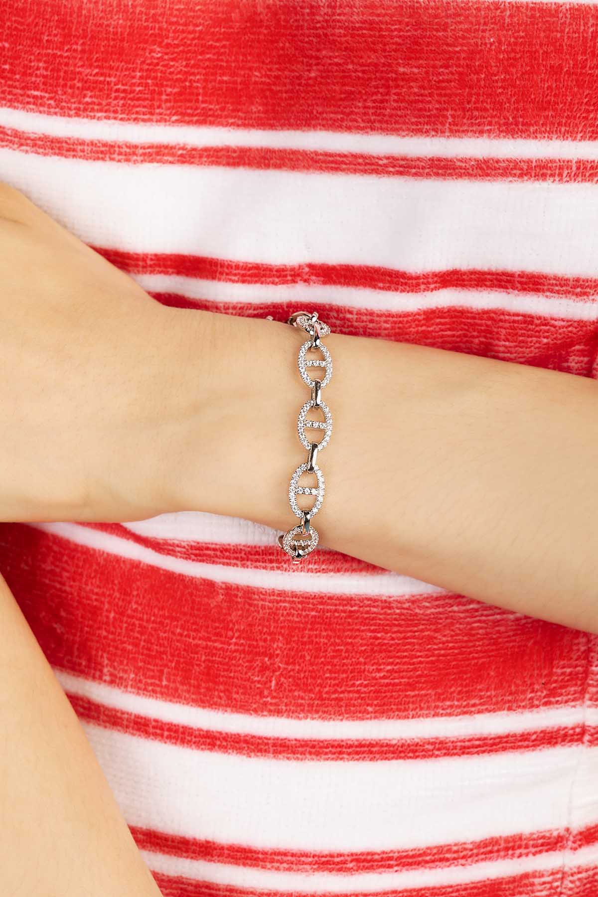 APM Monaco Maille Marine Chain Bracelet - Silver