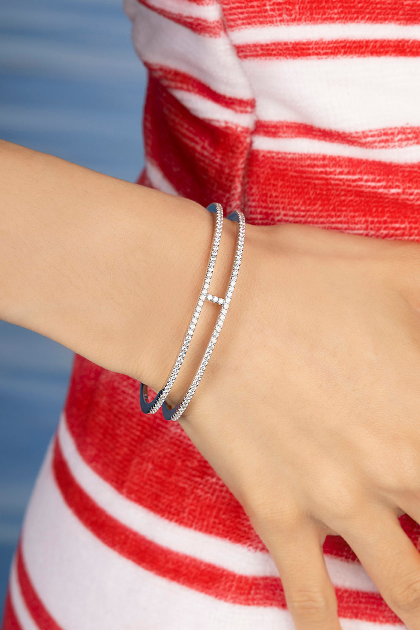 APM Monaco Cannes Bangle - Silver