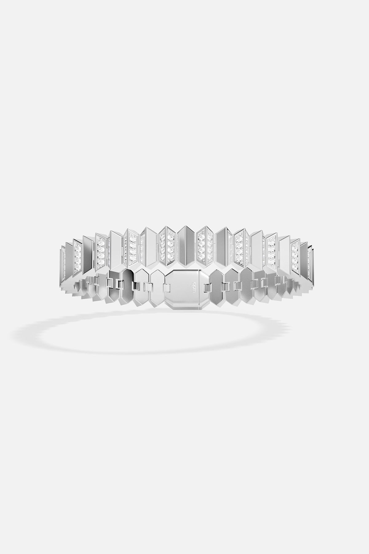 APM Monaco Up and Down Statement Bracelet - Silver