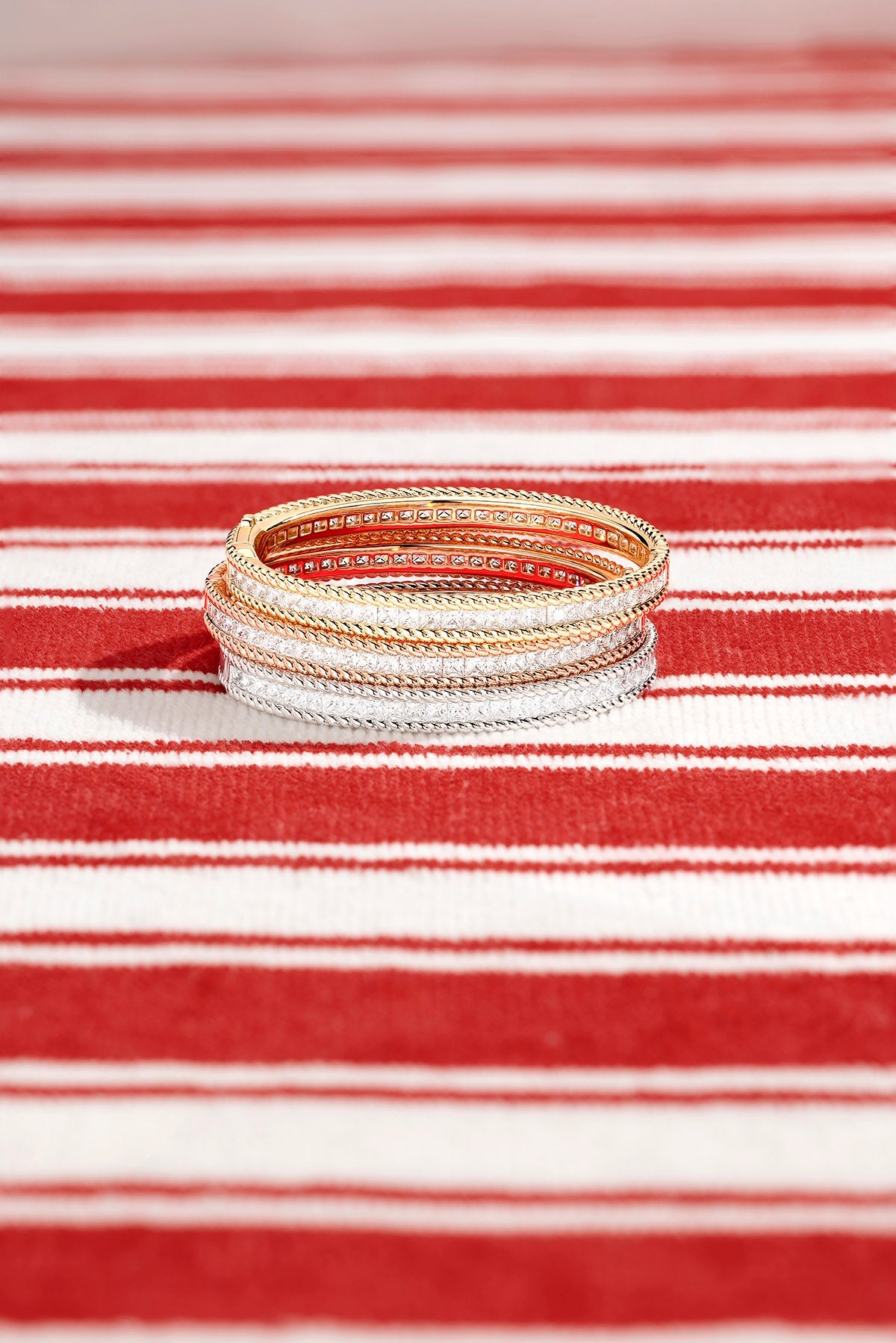 APM Monaco Cordage Bangle - Yellow Gold