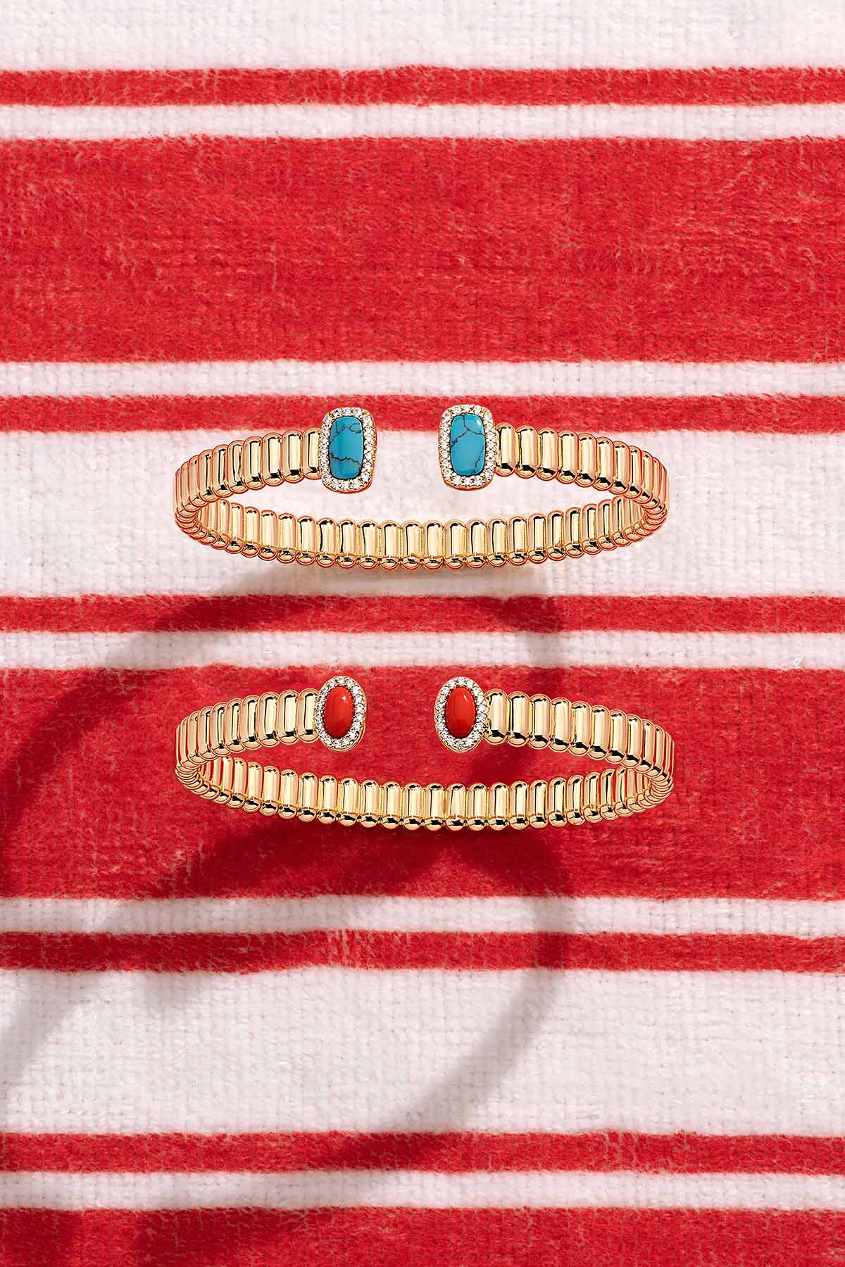APM Monaco Les Calanques Corail Bangle - Coral