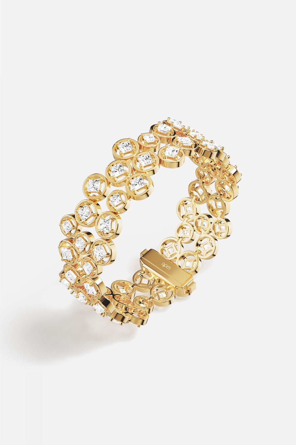 APM Monaco Les Bulles d'Eau Double Bracelet - Yellow Gold
