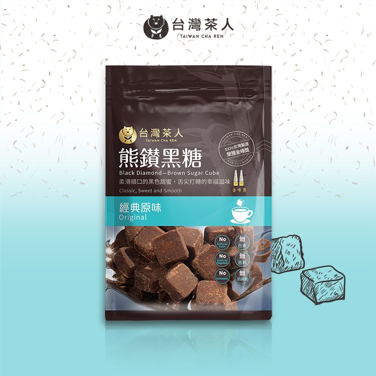 Taiwan Cha Ren Bear Brown Sugar Brick Classic Original