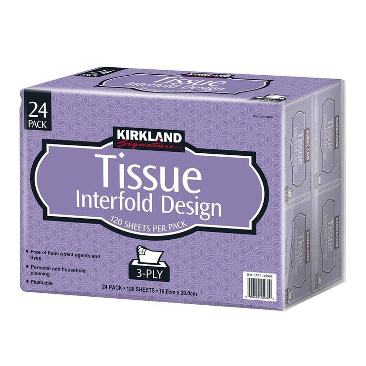 Kirkland Signature Facial Tissue single pack