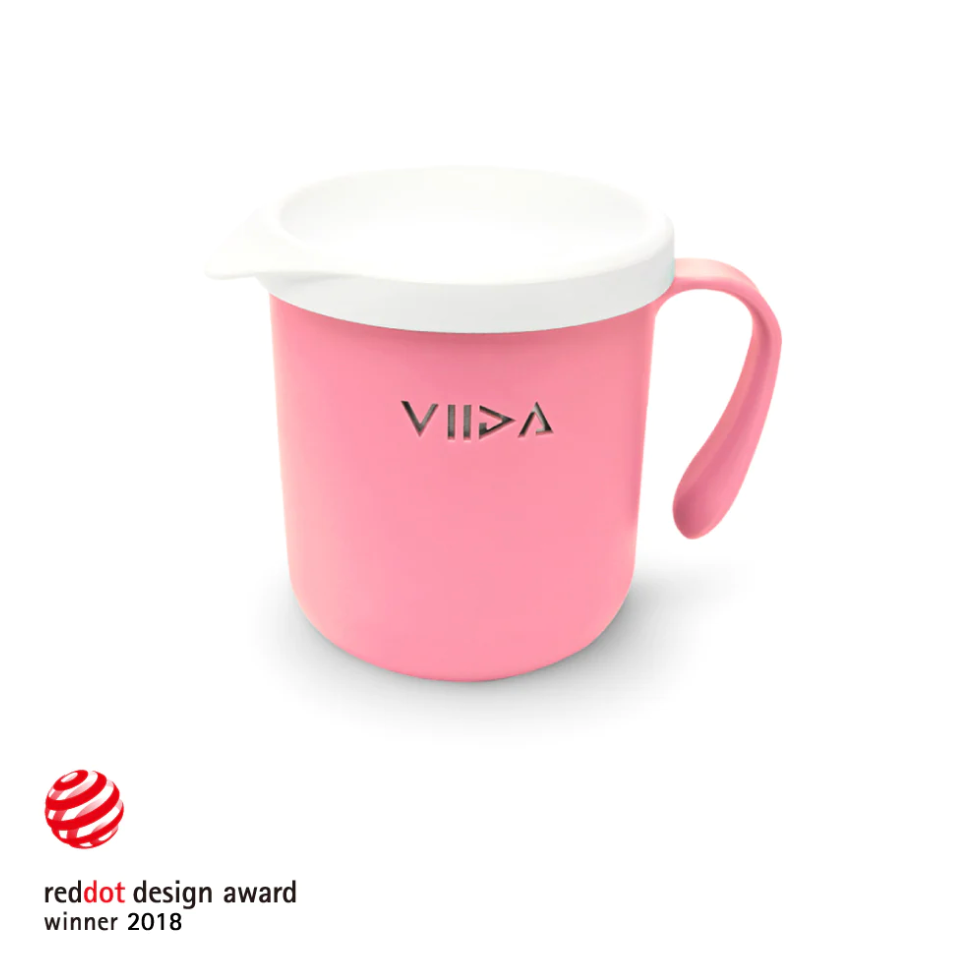 VIIDA Soufflé Antibacterial Stainless Steel Cup - Red Dot Design Award 2018 (330ml)