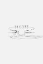 APM Monaco Piercing Triple Bangle - Silver