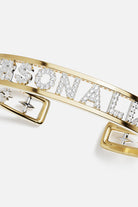 APM Monaco Personalized Morse Bracelet - Yellow Gold