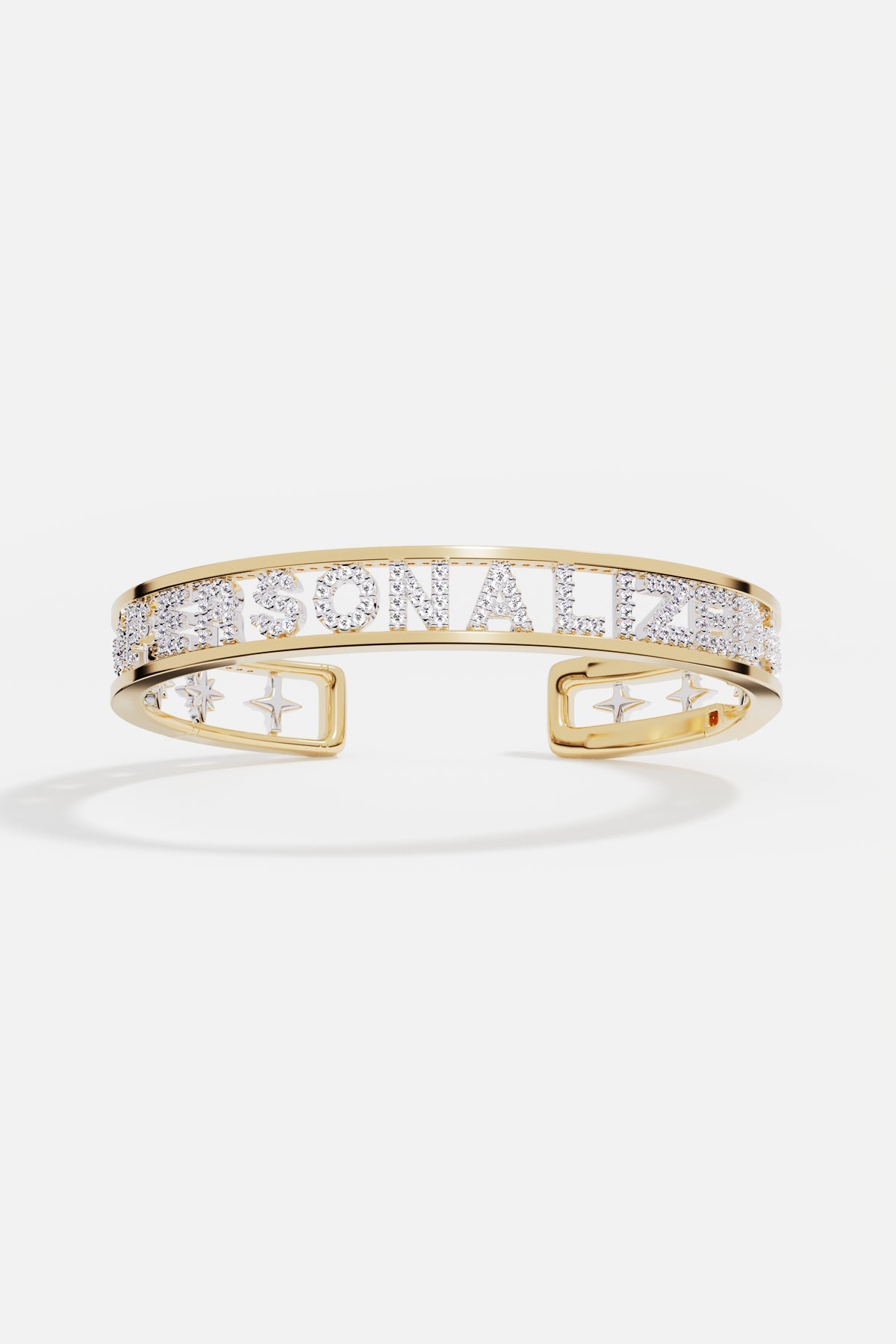 APM Monaco Personalized Morse Bracelet - Yellow Gold
