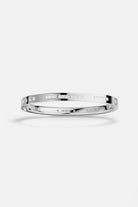 APM Monaco Morse BONHEUR Bangle - Silver