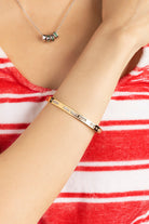 APM Monaco Morse TOI et MOI Bangle - Silver/Yellow