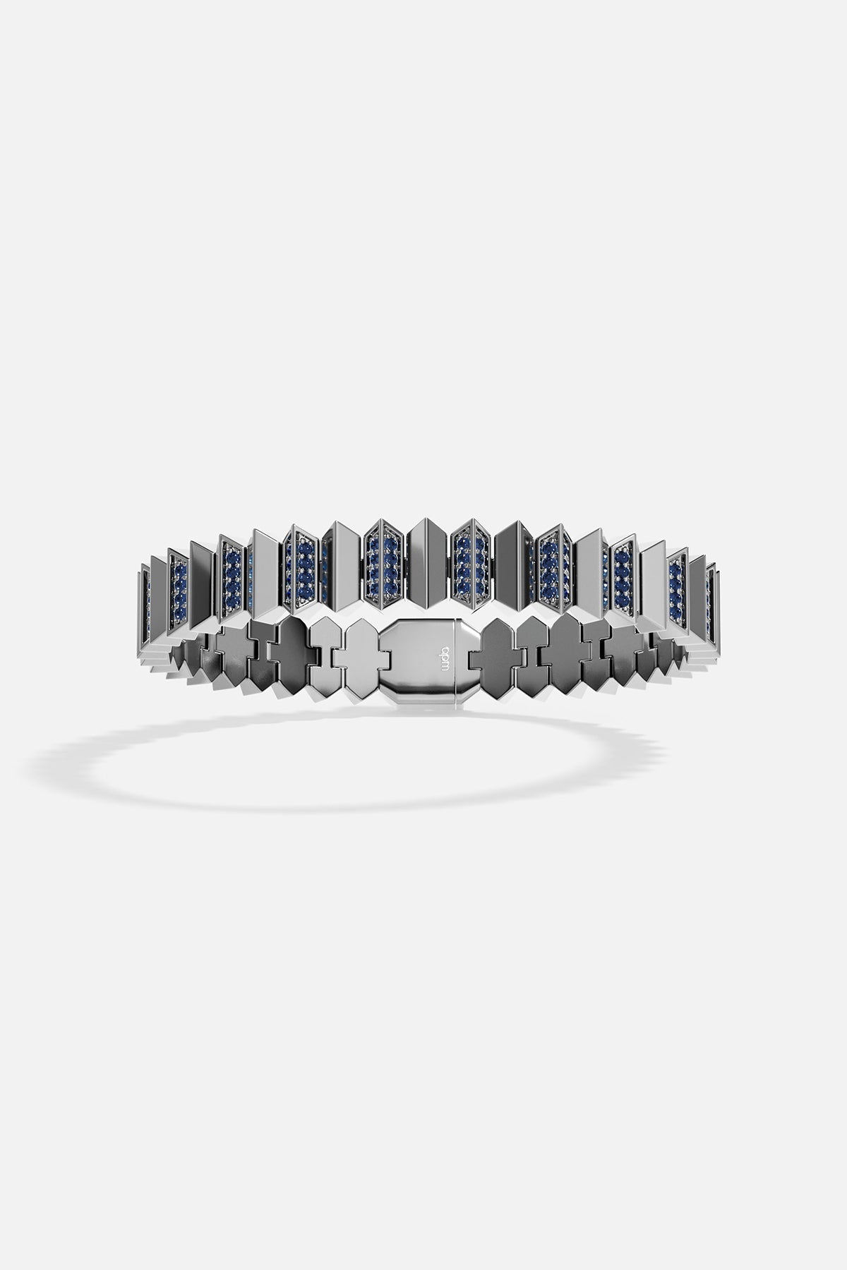 APM Monaco Up and Down Statement Bracelet - Blue
