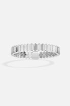 APM Monaco Up and Down Statement Bracelet - Silver