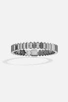 APM Monaco Up and Down Statement Bracelet - Dark Grey