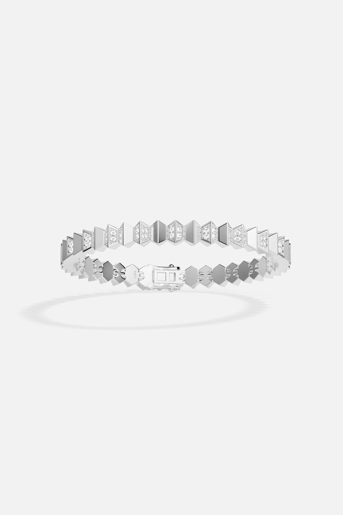 APM Monaco Up and Down Bracelet - Silver