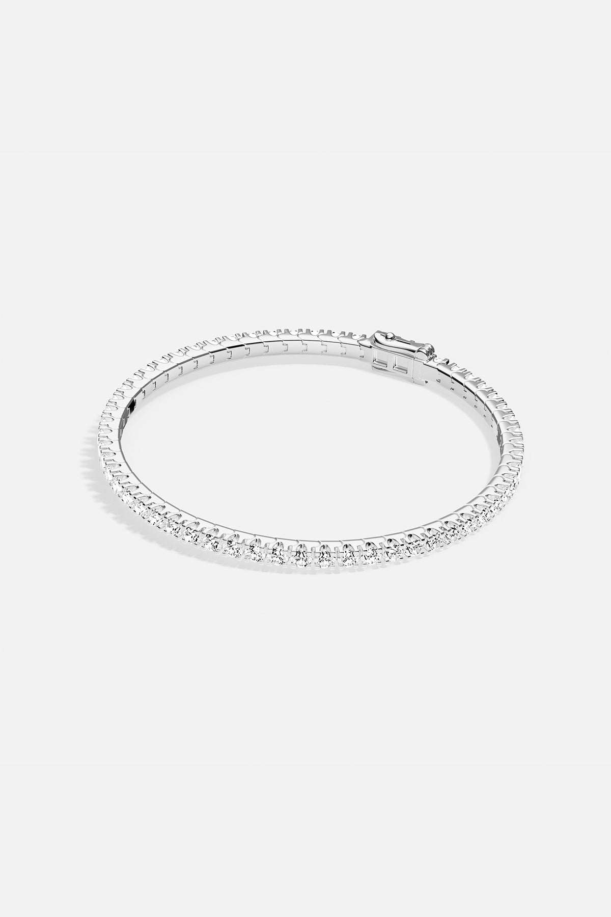 APM Monaco Tennis Fine Bracelet - Silver