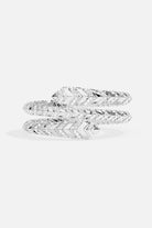 APM Monaco Kaa Double Bangle - Silver