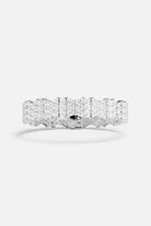 APM Monaco Art Deco Statement Bracelet - Silver