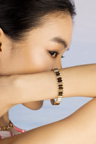APM Monaco Up and Down Gold Pave Bracelet - Yellow Gold