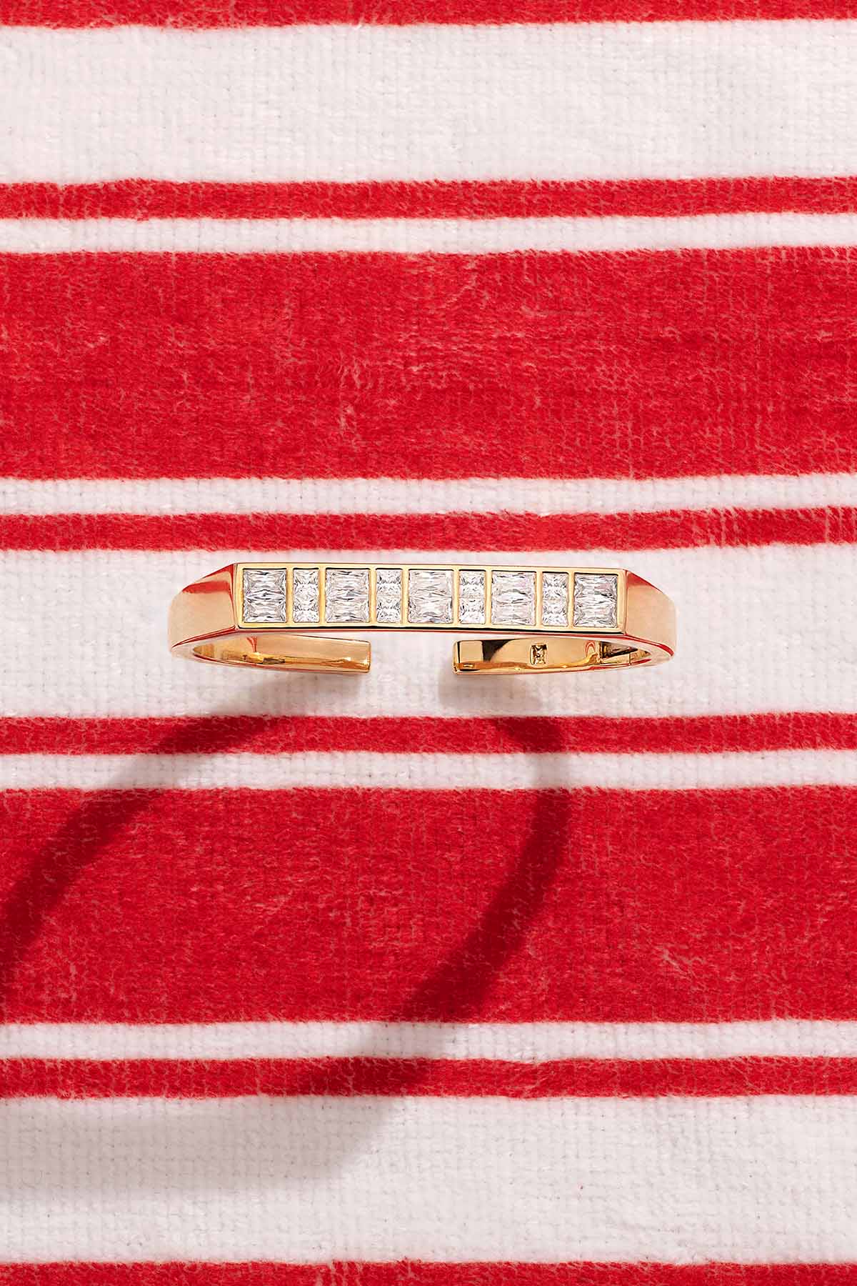 APM Monaco Les Reflets Double Bangle - Yellow Gold