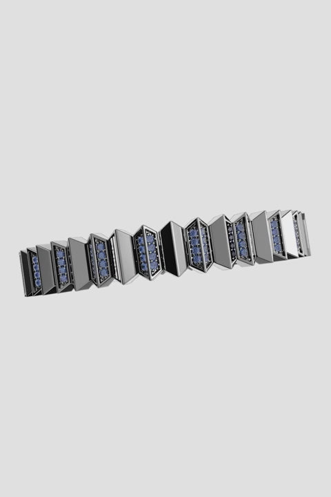 APM Monaco Up and Down Statement Bracelet - Blue video