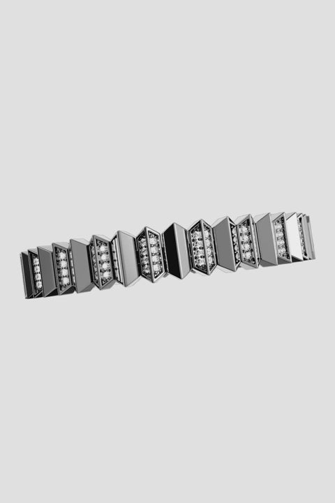 APM Monaco Up and Down Statement Bracelet - Dark Grey video
