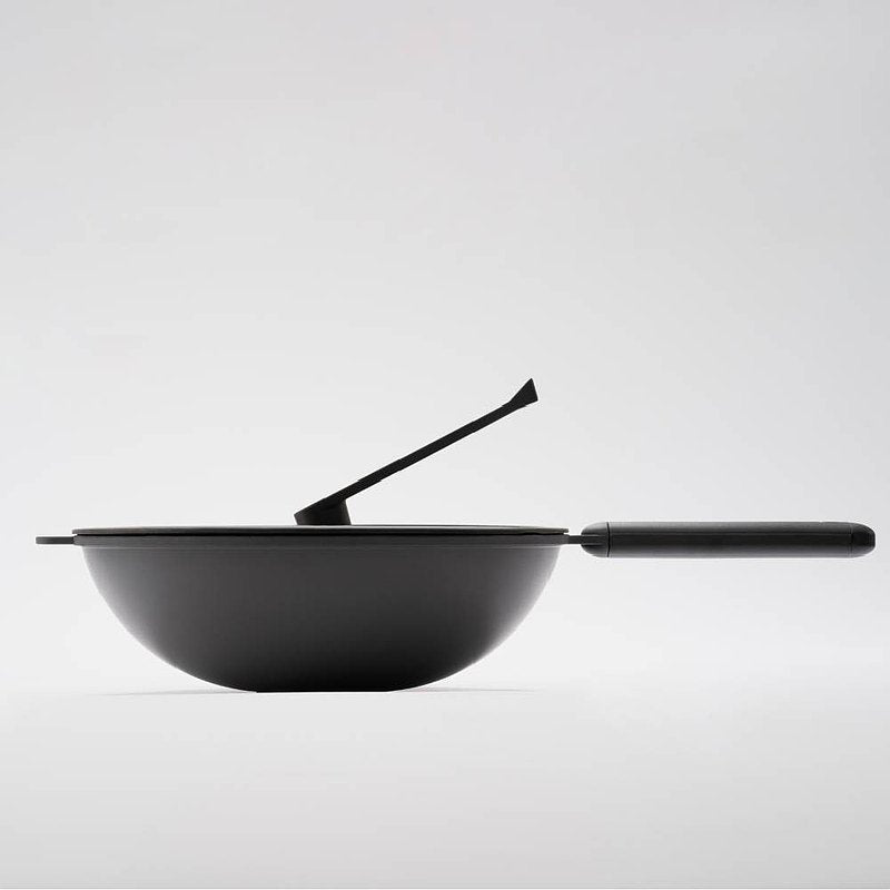 Wok Deep Rying WOKY Cha Cha Wok Uncoated Nonstick Deep Frying Pan - Red Dot Design Aw ...