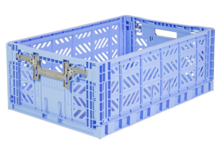 ON HAND : AYKASA Storage Crate - Periwinkle Blue – Night Market PH