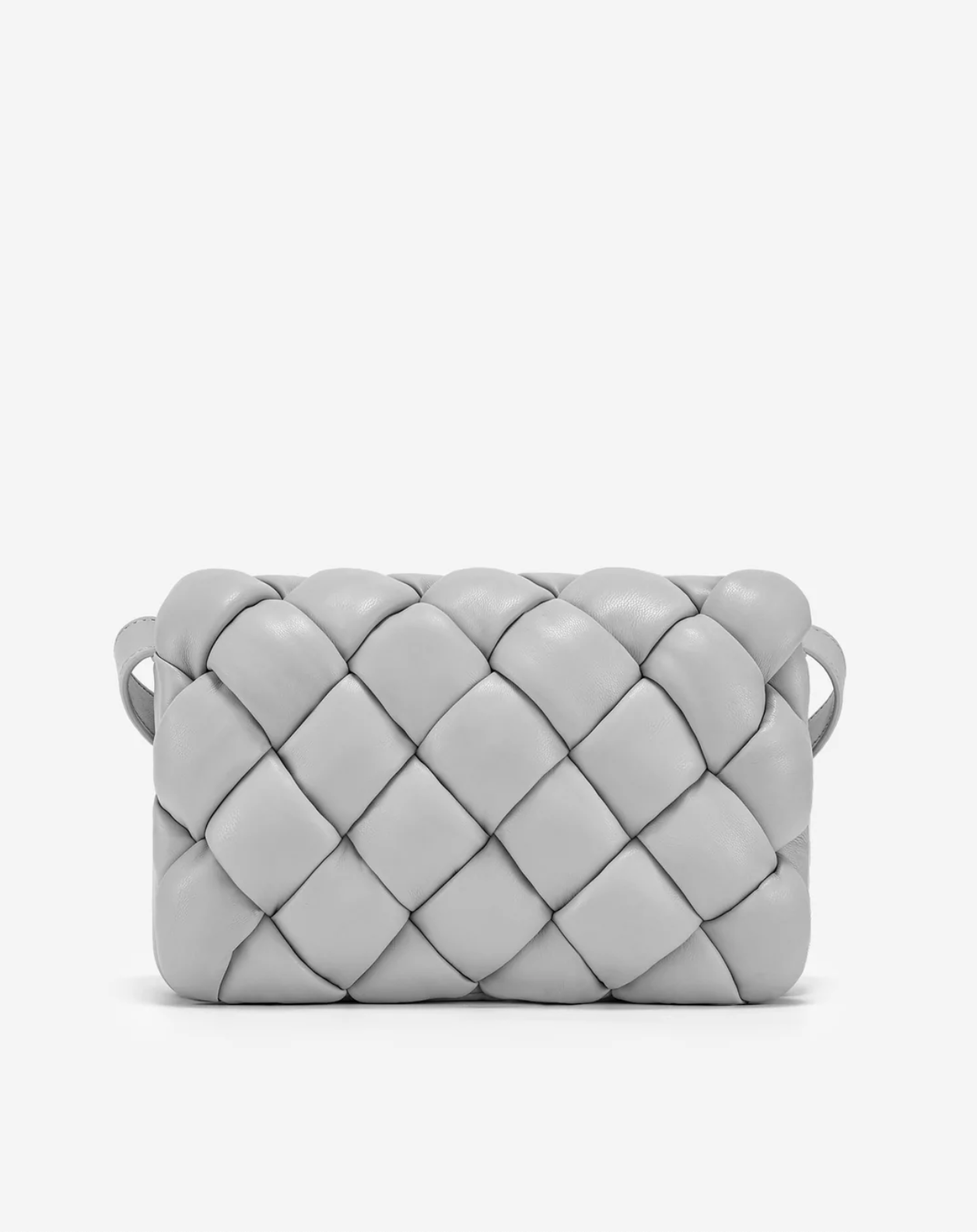 JW Pei Maze Crossbody Bag Light Gray