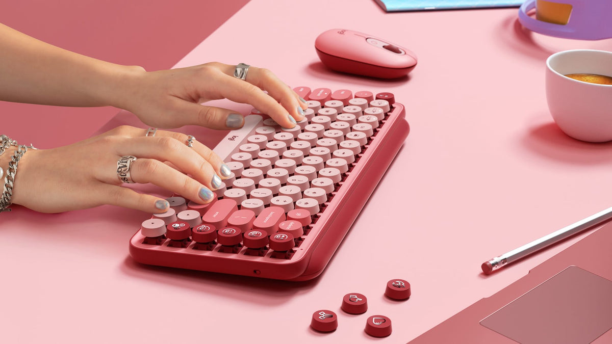 LOGITECH POP keys Wireless Keyboard – Night Market PH